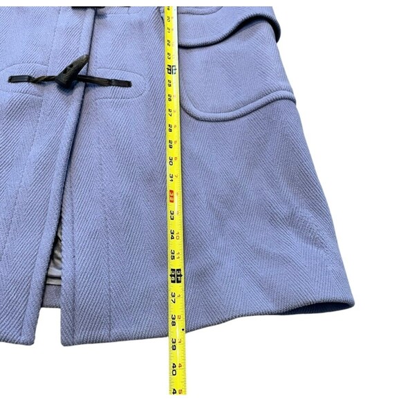 Jones New York Horn Toggle Wool Blend Pea Coat Hooded Women's Size Medium EUC - Picture 8 of 9